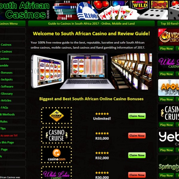 Casinos Online South Africa